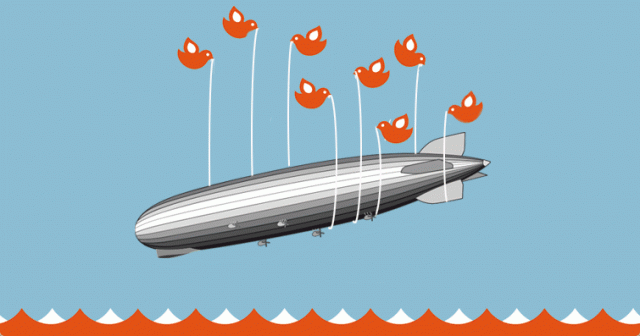 The Fail Zeppelin: A more appropriate Twitter screen than the fail whale.