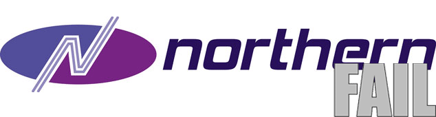 The logo of the rail company, Northern Fail.